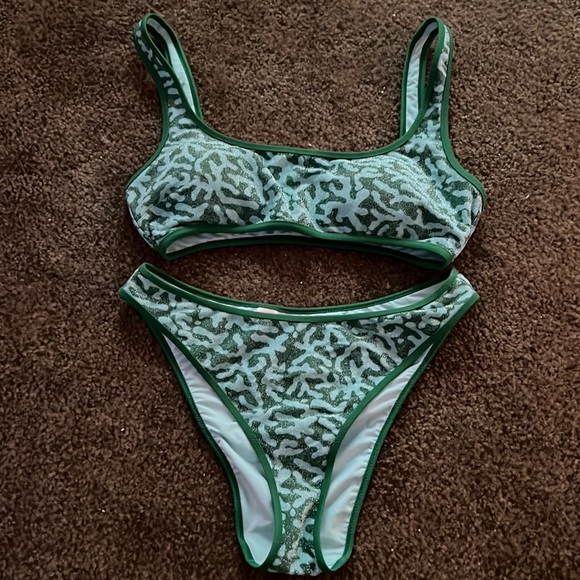 aerie Other - ✨2/$30✨Aerie Camo Shine Bikini Size Large